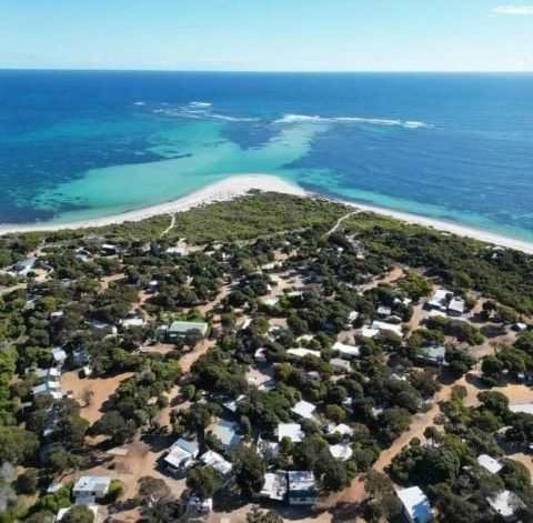 Aerial view Hopetoun CP